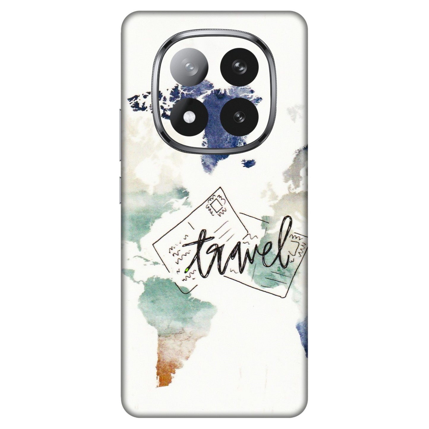 Xiaomi Redmi Phone Skins (All Models) - Travel The World - 3D Embossed Finish (L-232) Redmi Note 14 Pro Plus 5G