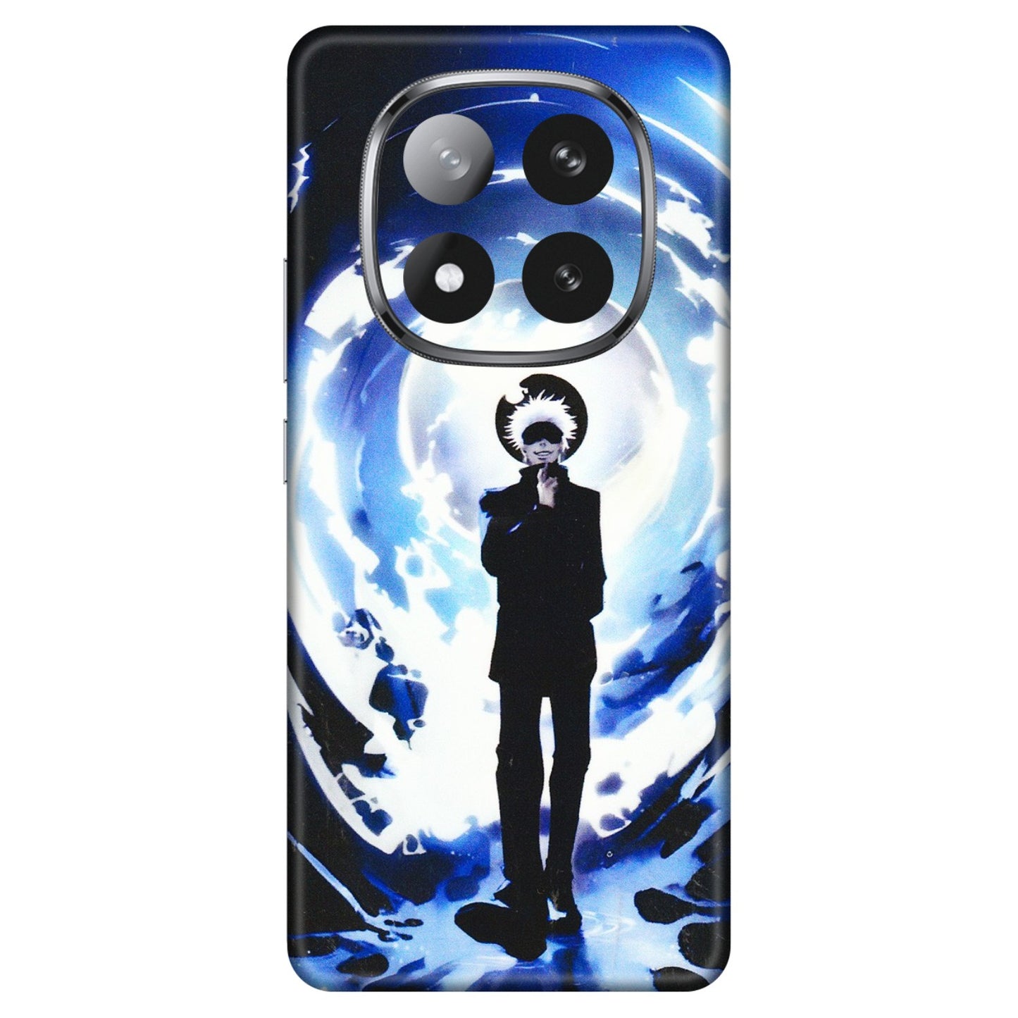 Xiaomi Redmi Phone Skins (All Models) - Satoru Gojo Dark Blue - 3D Embossed Finish (L-235) Redmi Note 14 Pro Plus 5G