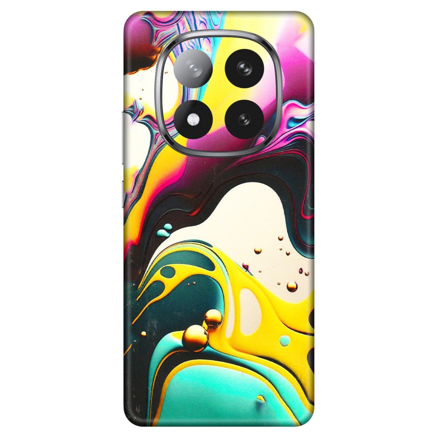 Xiaomi Redmi Phone Skins (All Models) - Multicolor Abstract pattern - 3D Embossed Finish (L-254) Redmi Note 14 Pro Plus 5G