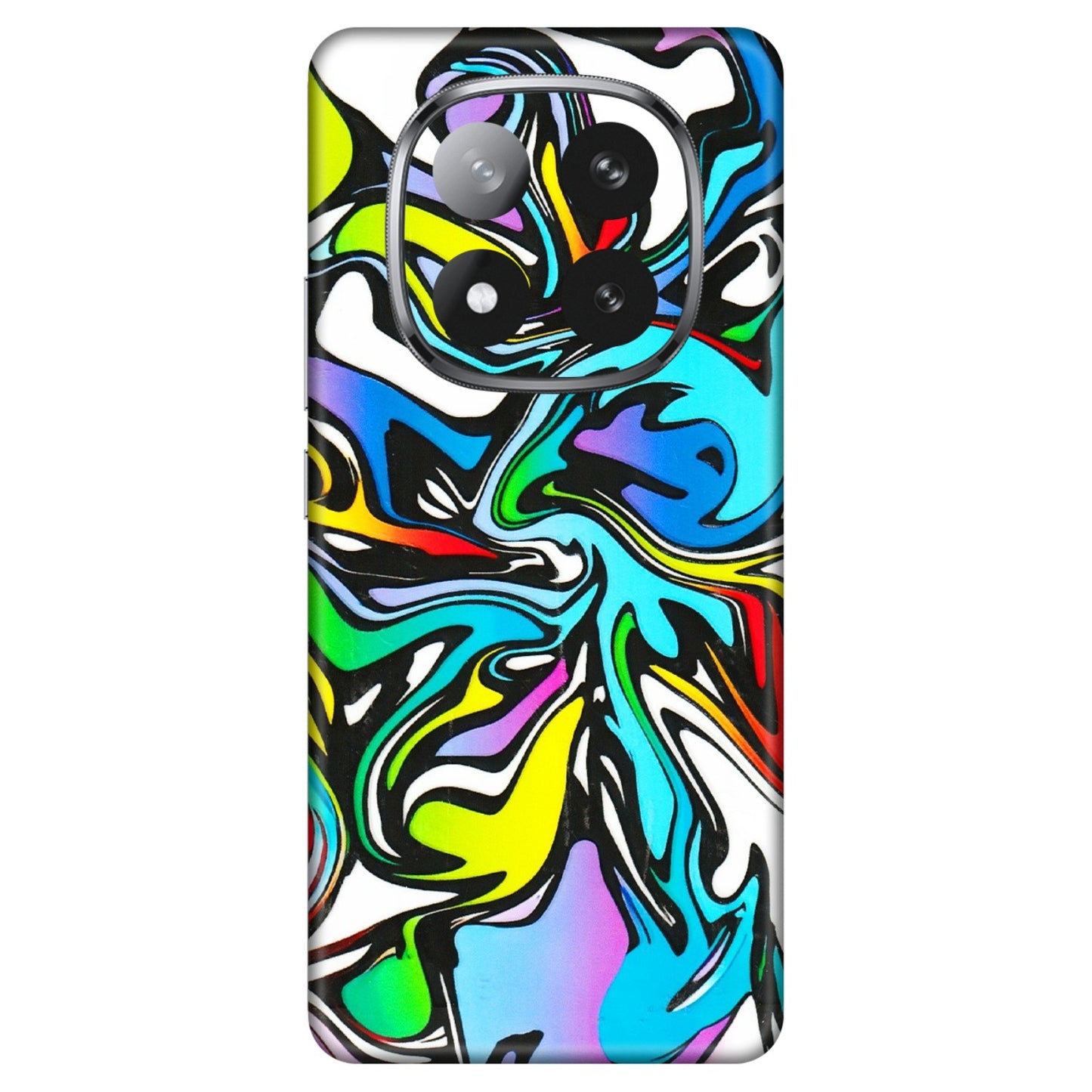 Xiaomi Redmi Phone Skins (All Models) - Abstract Colour Paints - 3D Embossed Finish (L-271) Redmi Note 14 Pro Plus 5G