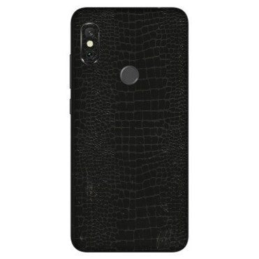 Xiaomi Redmi Phone Skins (All Models) - Snake Leather Black - 3D Embossed Finish (L-107) Redmi Note 6 Pro