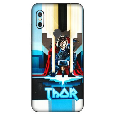 Xiaomi Redmi Phone Skins (All Models) - Thor - 3D Embossed Finish (L-137) Redmi Note 6 Pro