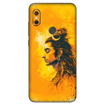 Xiaomi Redmi Phone Skins (All Models) - Shiv Shakti - 3D Embossed Finish (L-14) Redmi Note 6 Pro