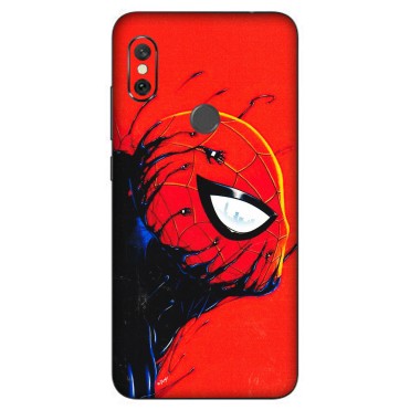 Xiaomi Redmi Phone Skins (All Models) - Spiderman Face Venom - 3D Embossed Finish (L-165) Redmi Note 6 Pro