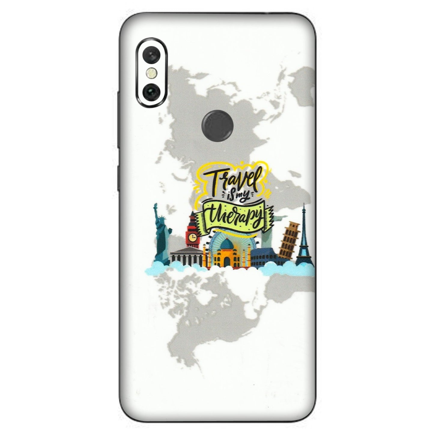 Xiaomi Redmi Phone Skins (All Models) - Travel Therapy - 3D Embossed Finish (L-199) Redmi Note 6 Pro