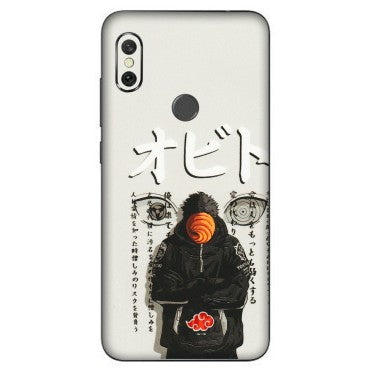 Xiaomi Redmi Phone Skins (All Models) - Obito Anime Eye - 3D Embossed Finish (L-19) Redmi Note 6 Pro