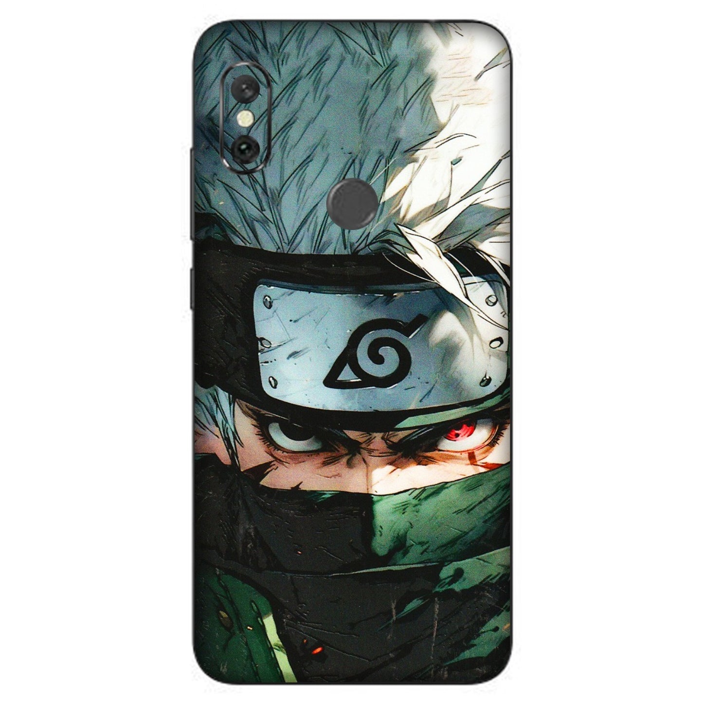 Xiaomi Redmi Phone Skins (All Models) - Kakashi Red Eye Focus - 3D Embossed Finish (L-227) Redmi Note 6 Pro