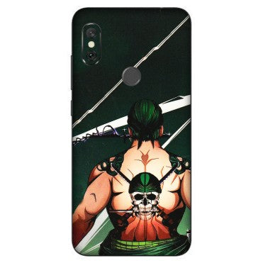 Xiaomi Redmi Phone Skins (All Models) - Zoro Anime - 3D Embossed Finish (L-23) Redmi Note 6 Pro