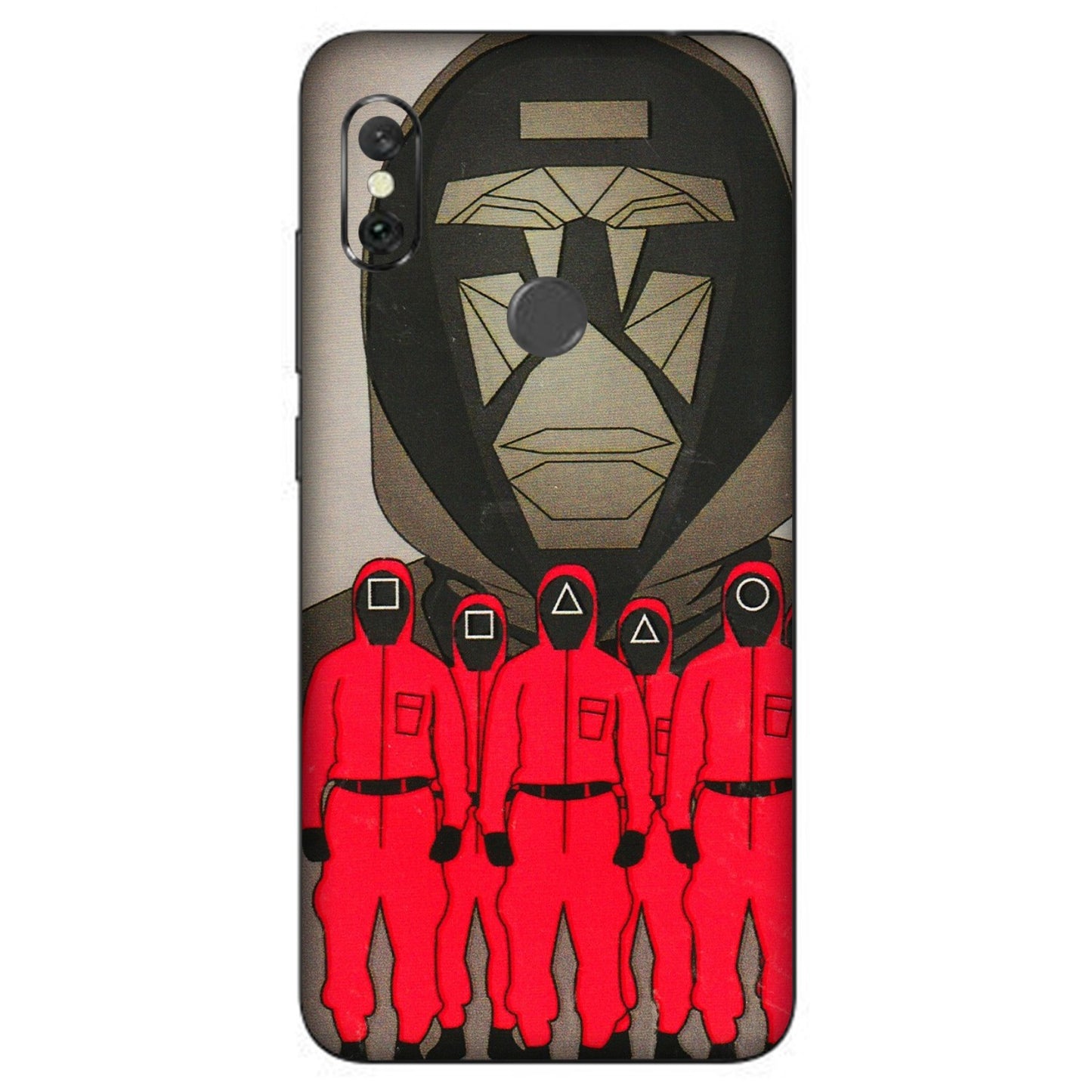Xiaomi Redmi Phone Skins (All Models) - Squid Game Hero - 3D Embossed Finish (L-245) Redmi Note 6 Pro