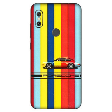 Xiaomi Redmi Phone Skins (All Models) - Multicolour Porche - 3D Embossed Finish (L-39) Redmi Note 6 Pro