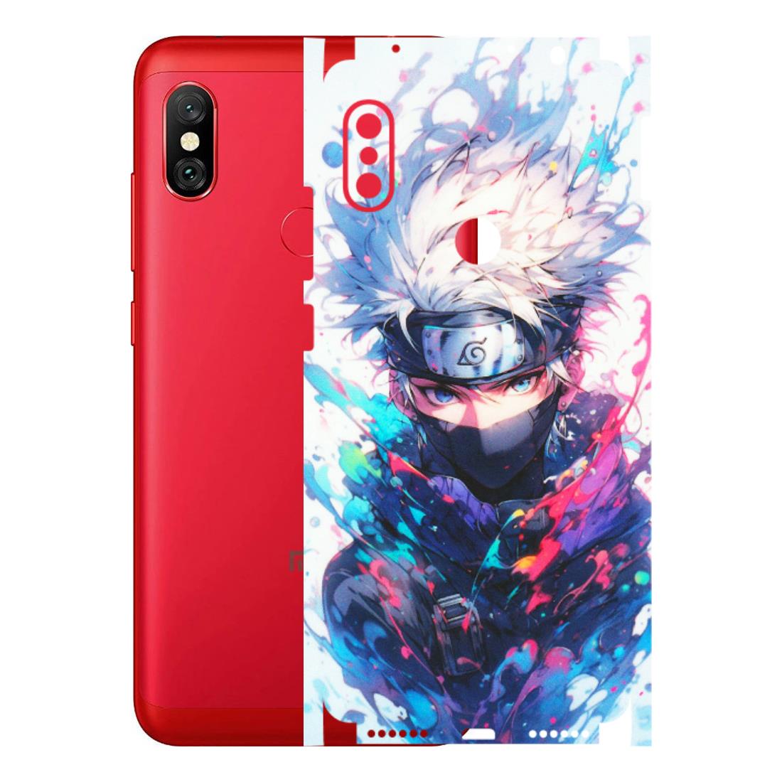 Xiaomi Redmi Phone Skins (All Models) - Naruto Face Mask - Matte Finish (M-03) Redmi Note 6 Pro