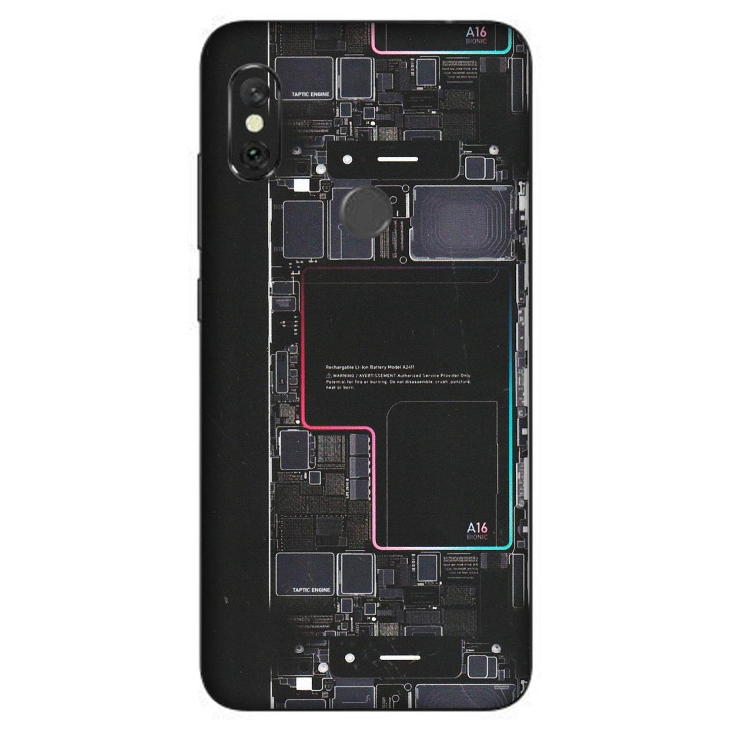Xiaomi Redmi Phone Skins (All Models) - Motherboard Circuit Layout - Matte Finish (M-117) Redmi Note 6 Pro