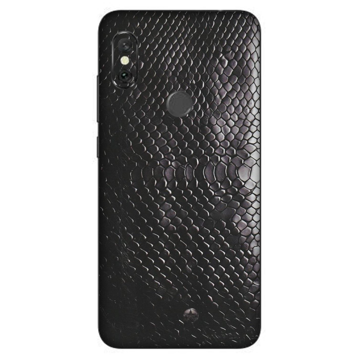 Xiaomi Redmi Phone Skins (All Models) - Black Snack Leather - Matte Finish (M-147) Redmi Note 6 Pro