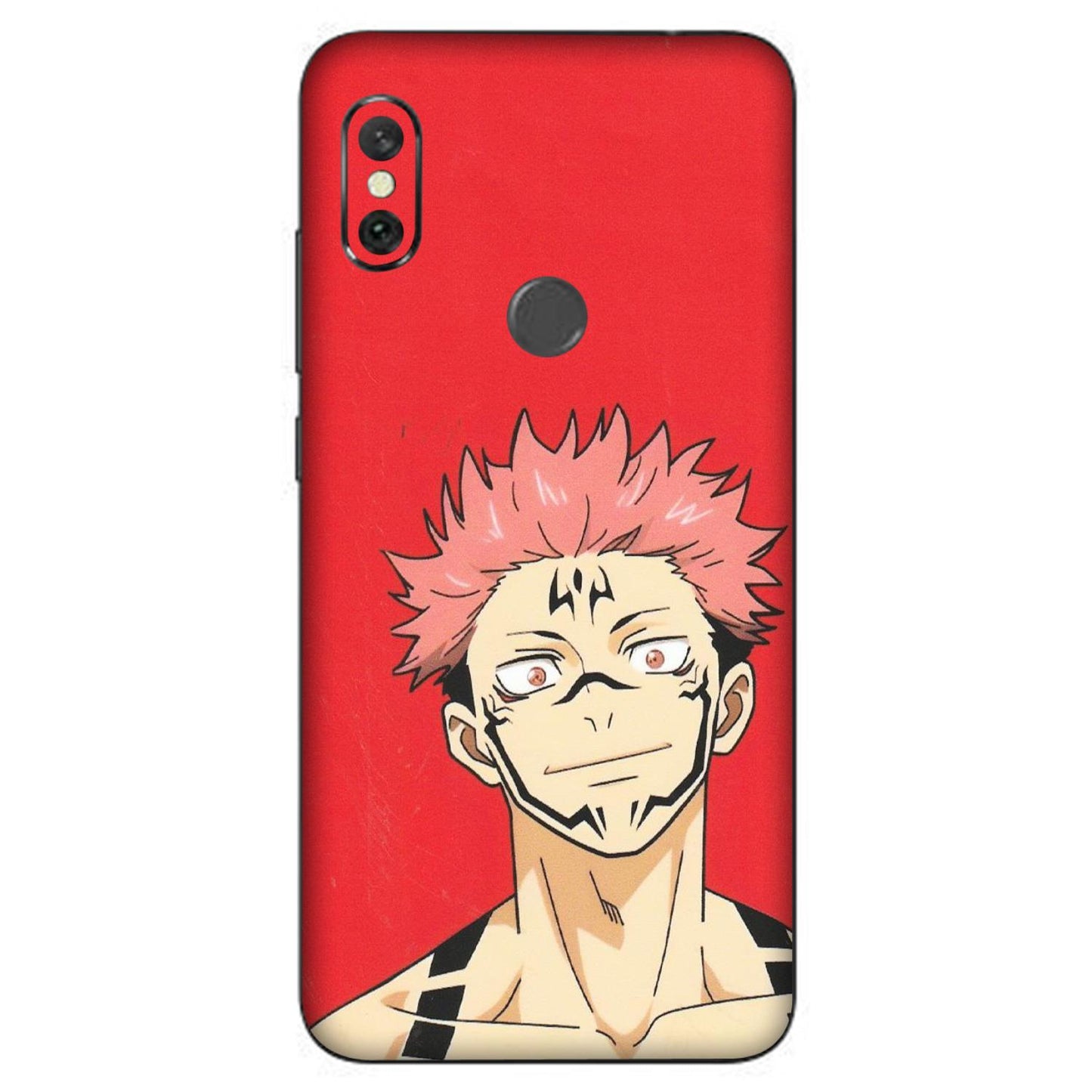 Xiaomi Redmi Phone Skins (All Models) - Ryomen Sukuna Fun Anime - Matte Finish (M-153) Redmi Note 6 Pro