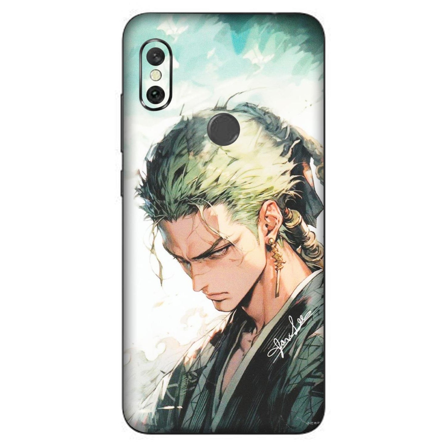 Xiaomi Redmi Phone Skins (All Models) - Pirate Hunter One Piece Anime - Matte Finish (M-157) Redmi Note 6 Pro
