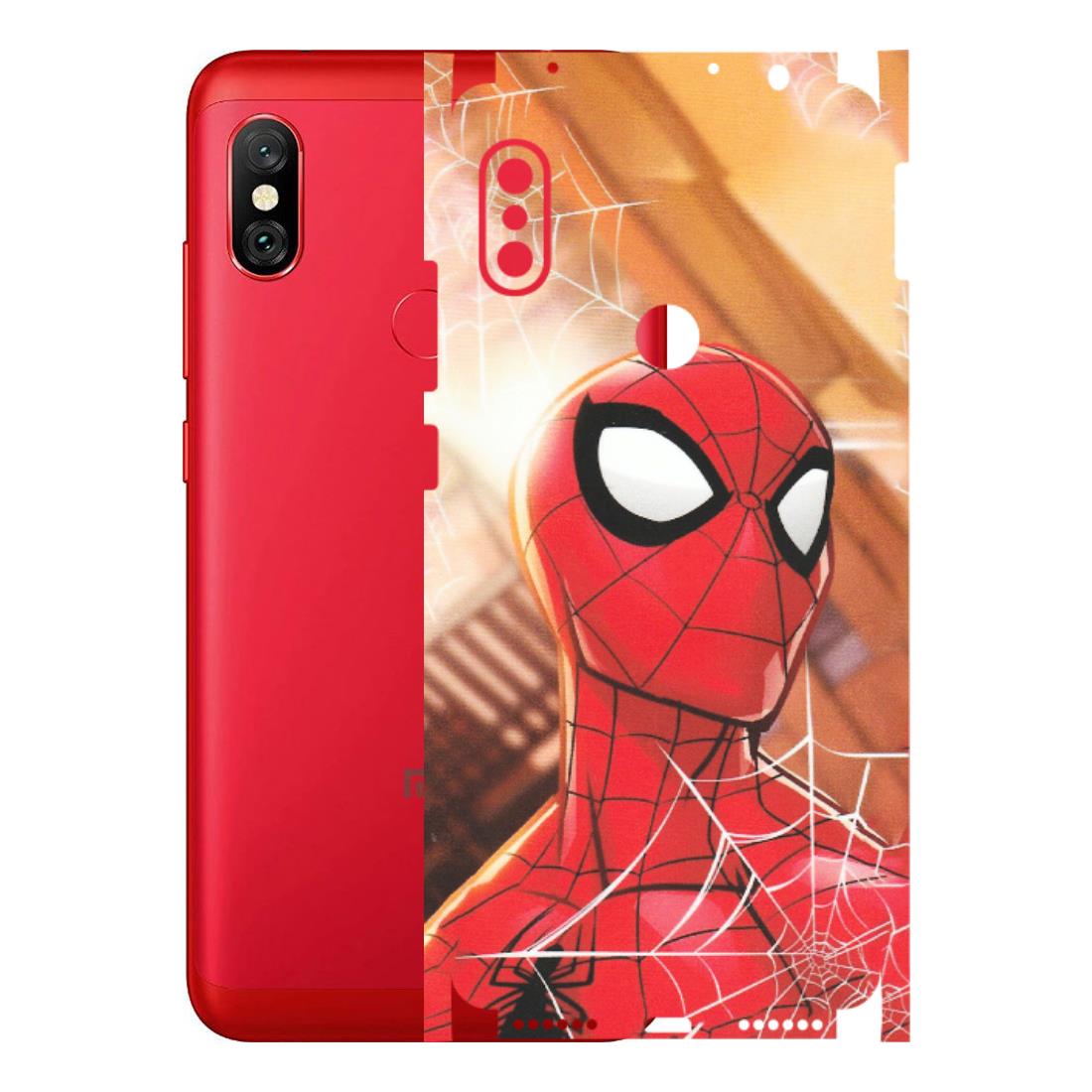 Xiaomi Redmi Phone Skins (All Models) - Spiderman Face New - Matte Finish (M-41) Redmi Note 6 Pro