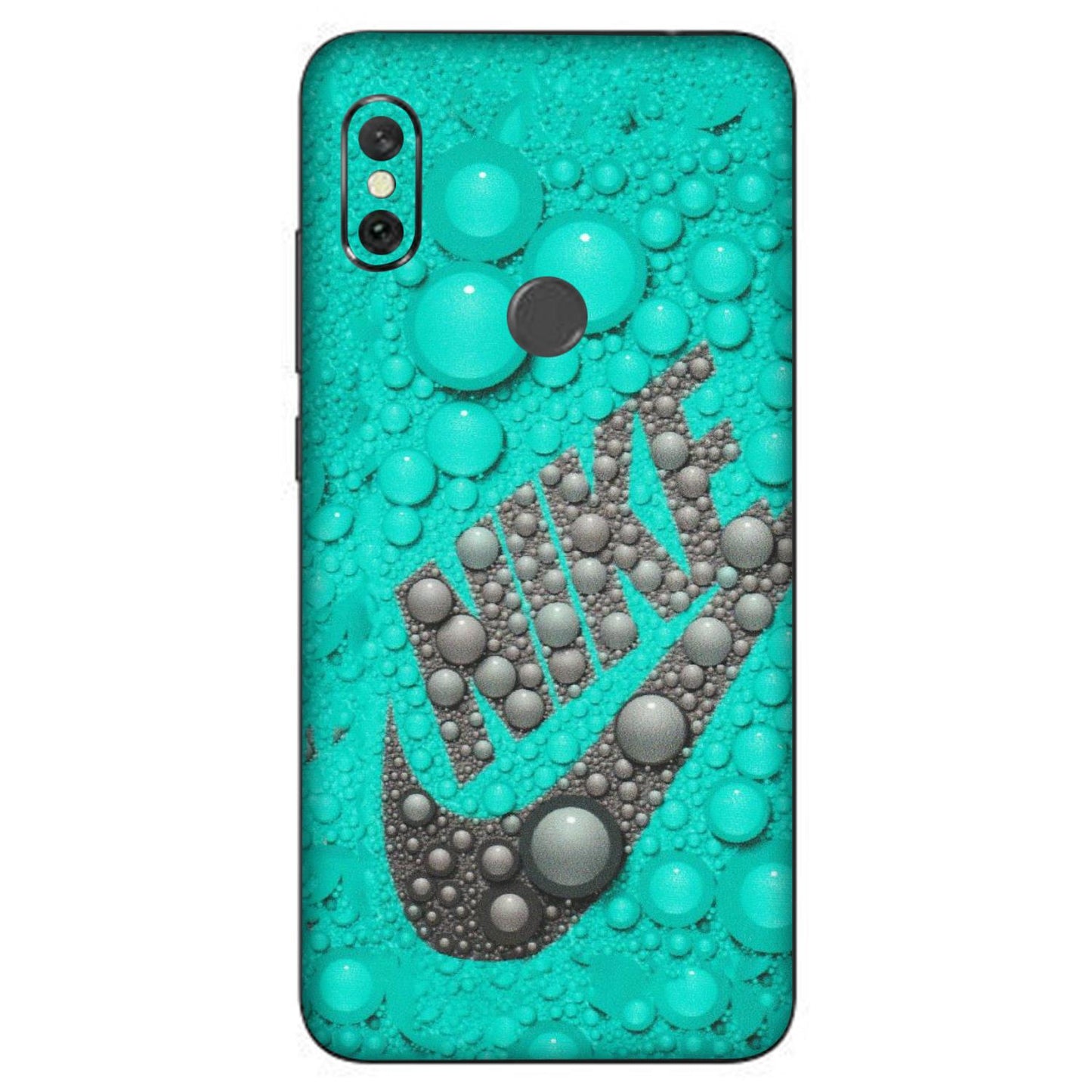 Xiaomi Redmi Phone Skins (All Models) - Shoe Brand Bubbles - Matte Finish (M-42) Redmi Note 6 Pro