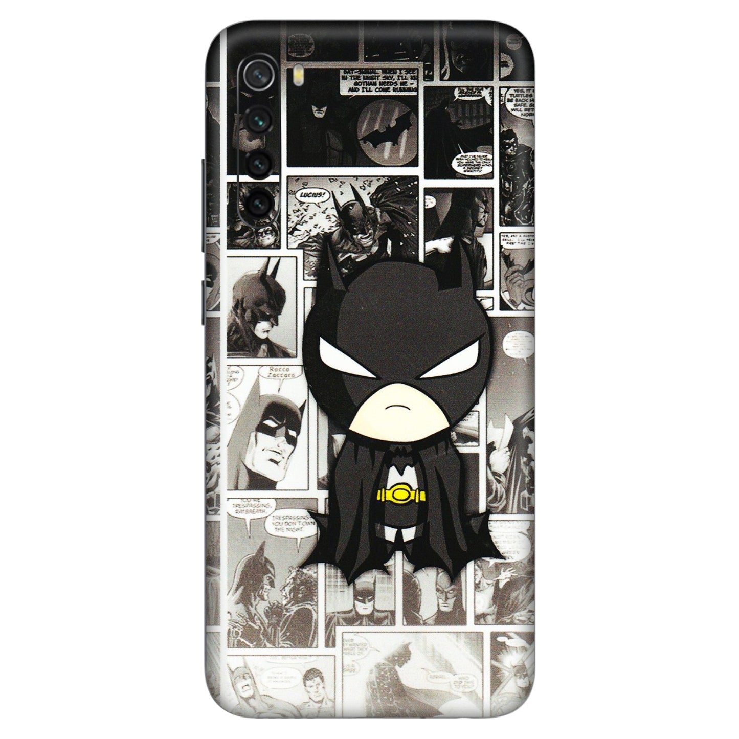 Xiaomi Redmi Phone Skins (All Models) - Toon Batman - 3D Embossed Finish (L-182) Redmi Note 8