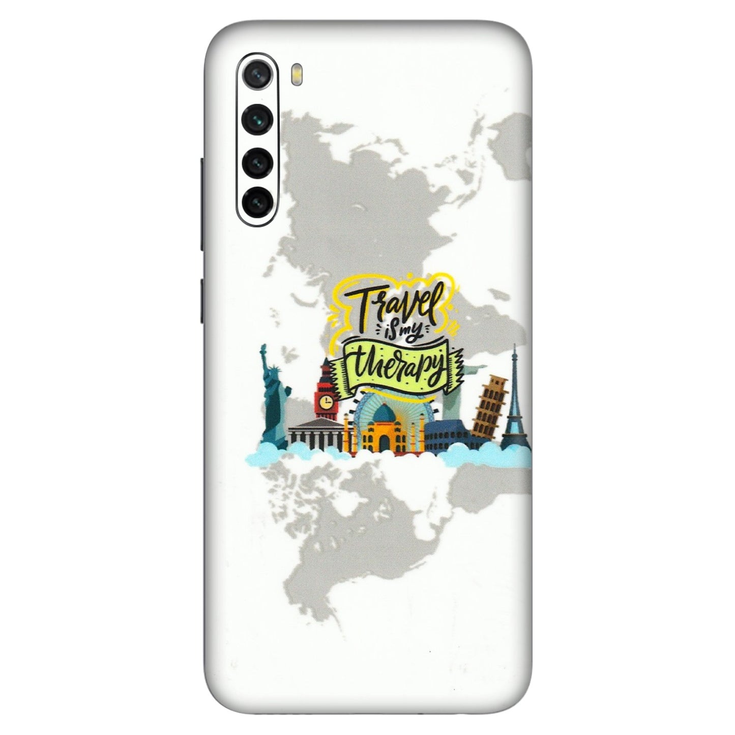 Xiaomi Redmi Phone Skins (All Models) - Travel Therapy - 3D Embossed Finish (L-199) Redmi Note 8