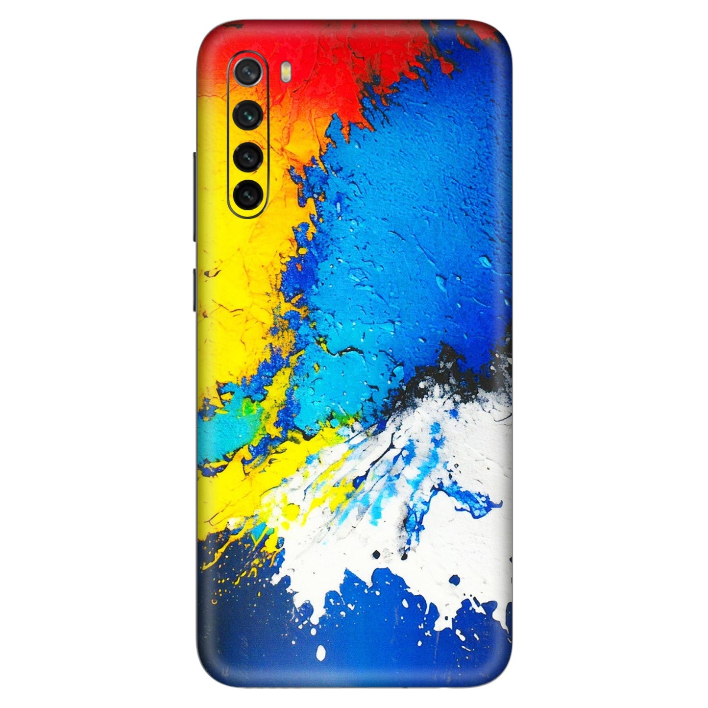 Xiaomi Redmi Phone Skins (All Models) - Acrylic Paint Spill - 3D Embossed Finish (L-229) Redmi Note 8