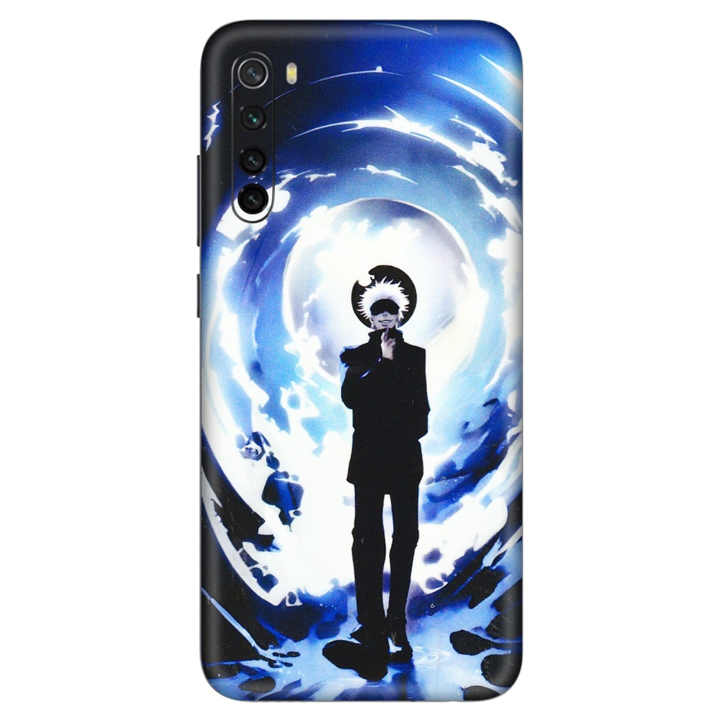 Xiaomi Redmi Phone Skins (All Models) - Satoru Gojo Dark Blue - 3D Embossed Finish (L-235) Redmi Note 8