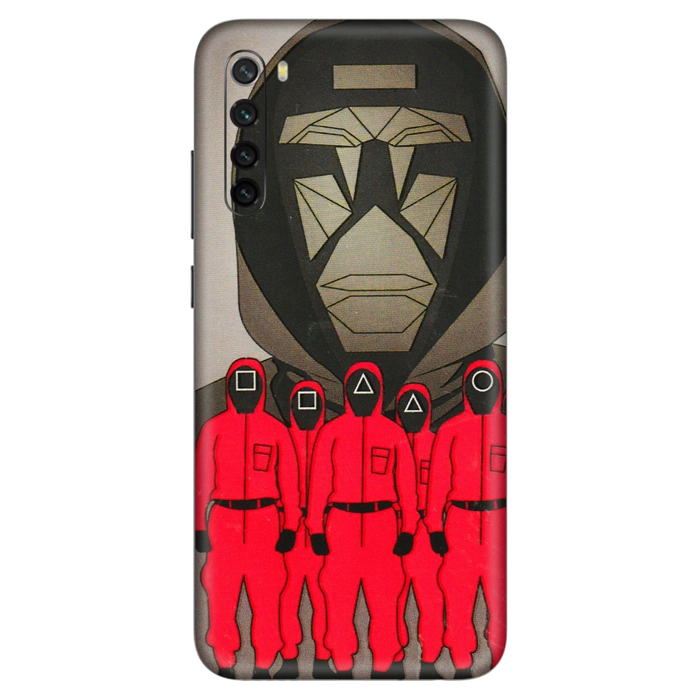 Xiaomi Redmi Phone Skins (All Models) - Squid Game Hero - 3D Embossed Finish (L-245) Redmi Note 8