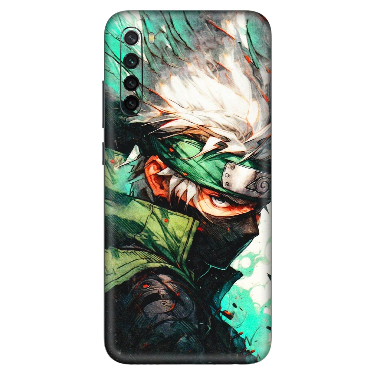 Xiaomi Redmi Phone Skins (All Models) - Kakashi Side Profile - 3D Embossed Finish (L-249) Redmi Note 8