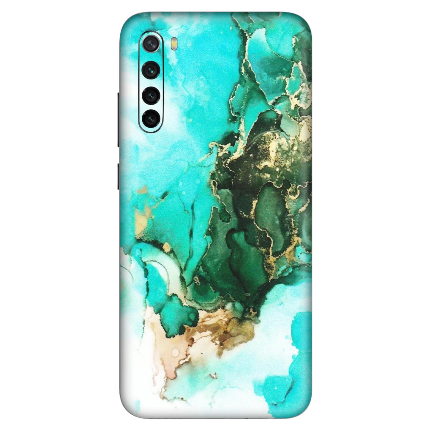 Xiaomi Redmi Phone Skins (All Models) - The Blue Gold Marble - Matte Finish (M-124) Redmi Note 8