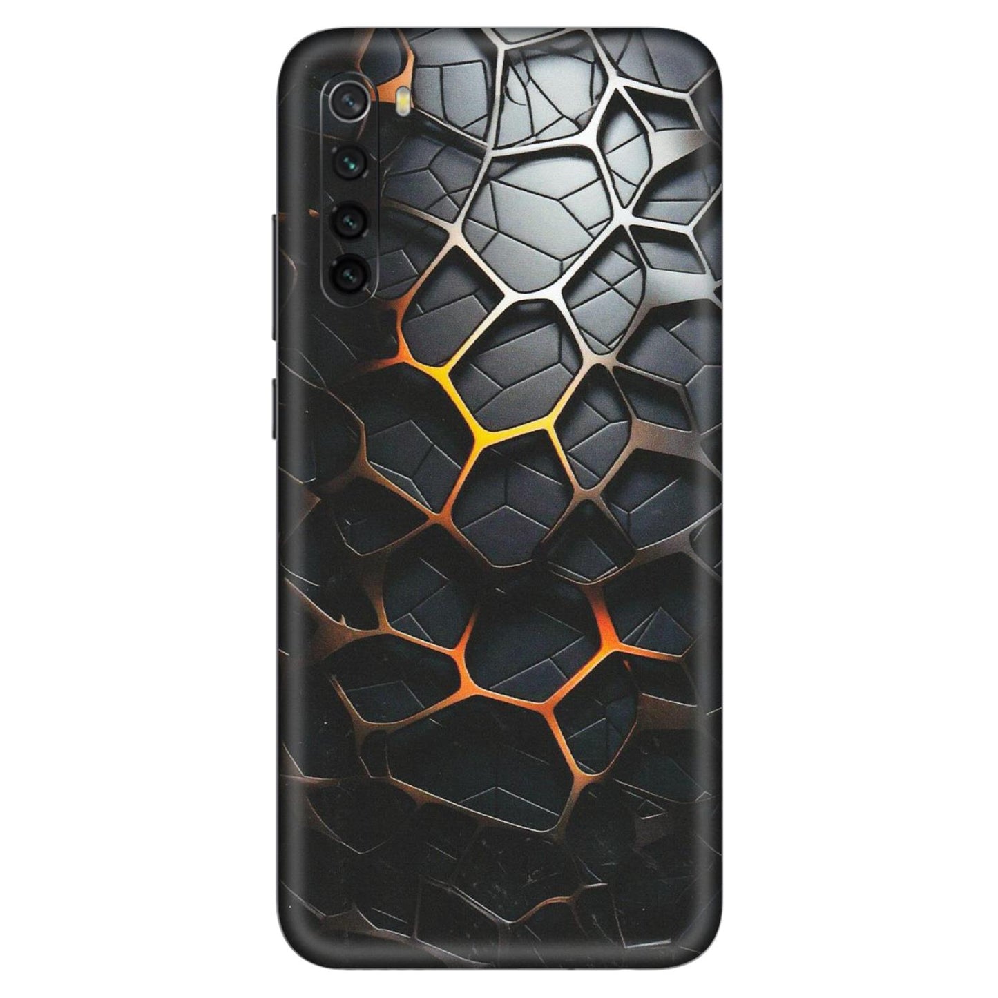 Xiaomi Redmi Phone Skins (All Models) - New Abstract Graphite Tiles - Matte Finish (M-130) Redmi Note 8