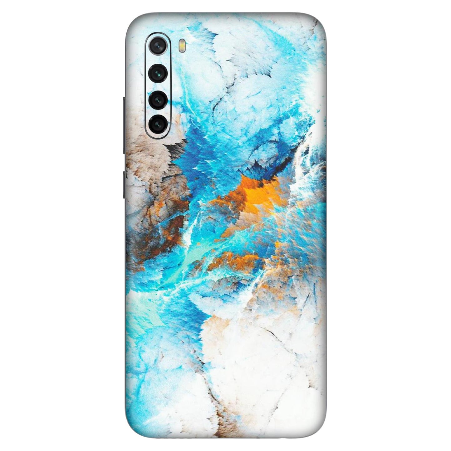 Xiaomi Redmi Phone Skins (All Models) - Blue Waves Abstract - Matte Finish (M-19) Redmi Note 8