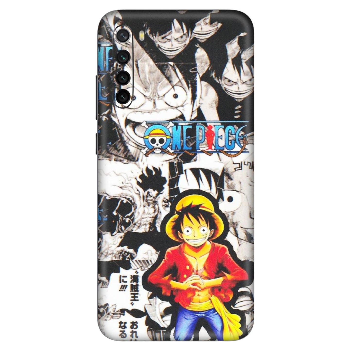 Xiaomi Redmi Phone Skins (All Models) - One Piece B&W - Matte Finish (M-63) Redmi Note 8