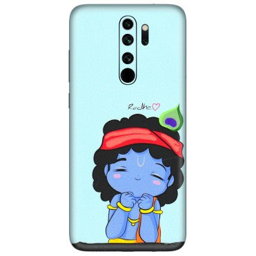 Xiaomi Redmi Phone Skins (All Models) - Radhe Radhe Cute Toon - 3D Embossed Finish (L-05) Redmi Note 8 Pro