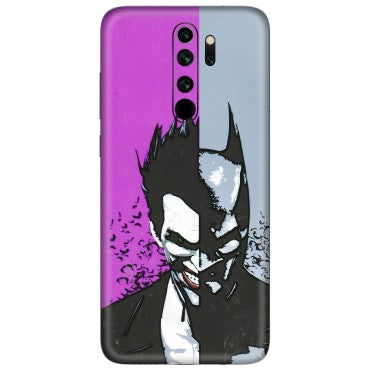 Xiaomi Redmi Phone Skins (All Models) - Batman & Joker - 3D Embossed Finish (L-143) Redmi Note 8 Pro