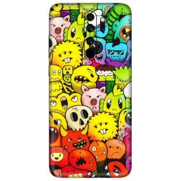 Xiaomi Redmi Phone Skins (All Models) - Angry Funkies - 3D Embossed Finish (L-169) Redmi Note 8 Pro