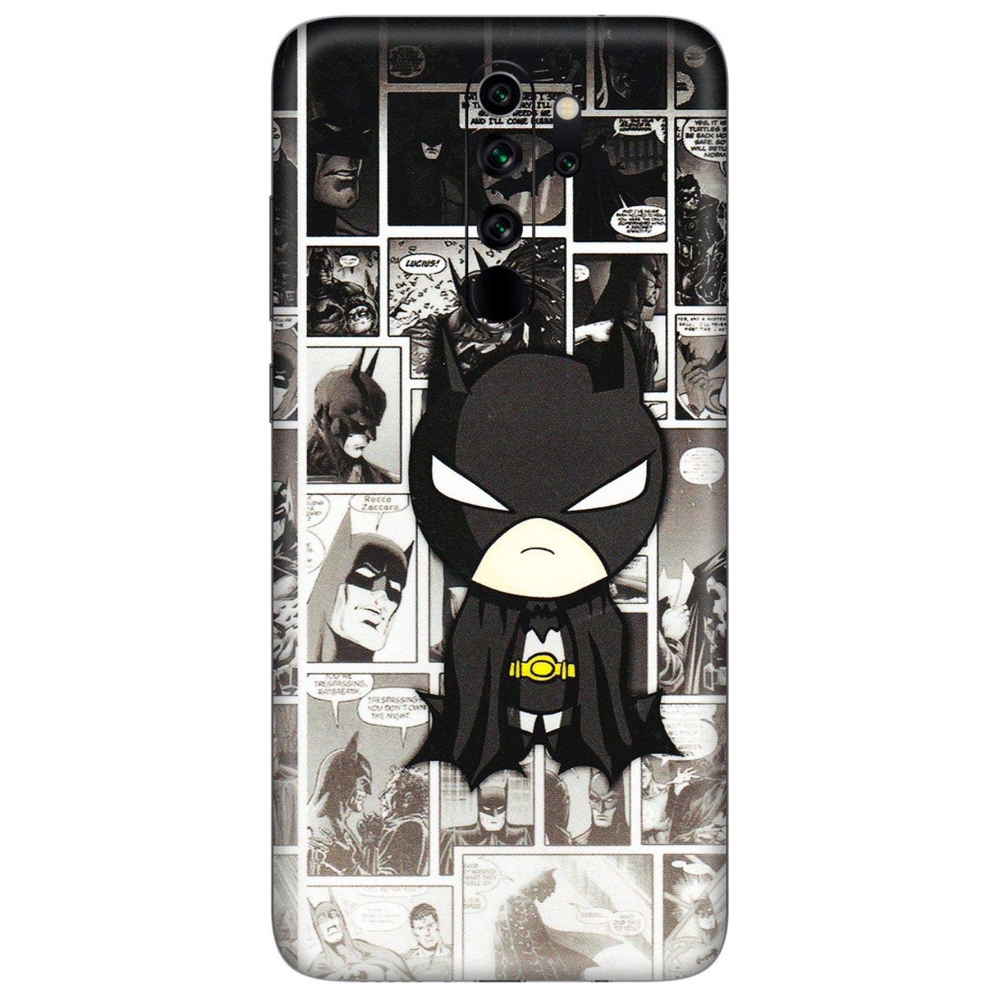 Xiaomi Redmi Phone Skins (All Models) - Toon Batman - 3D Embossed Finish (L-182) Redmi Note 8 Pro