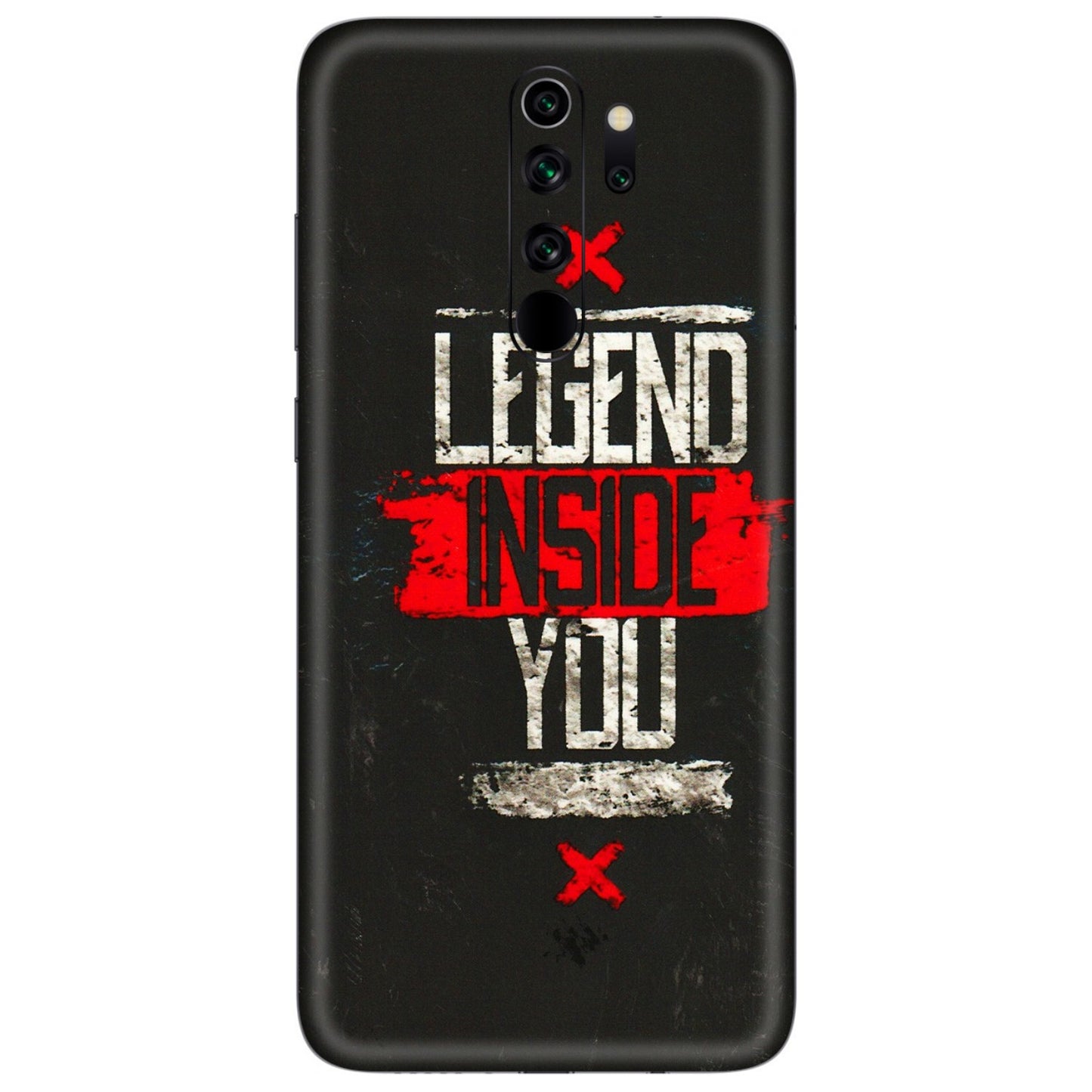 Xiaomi Redmi Phone Skins (All Models) - Legend Inside You - 3D Embossed Finish (L-186) Redmi Note 8 Pro