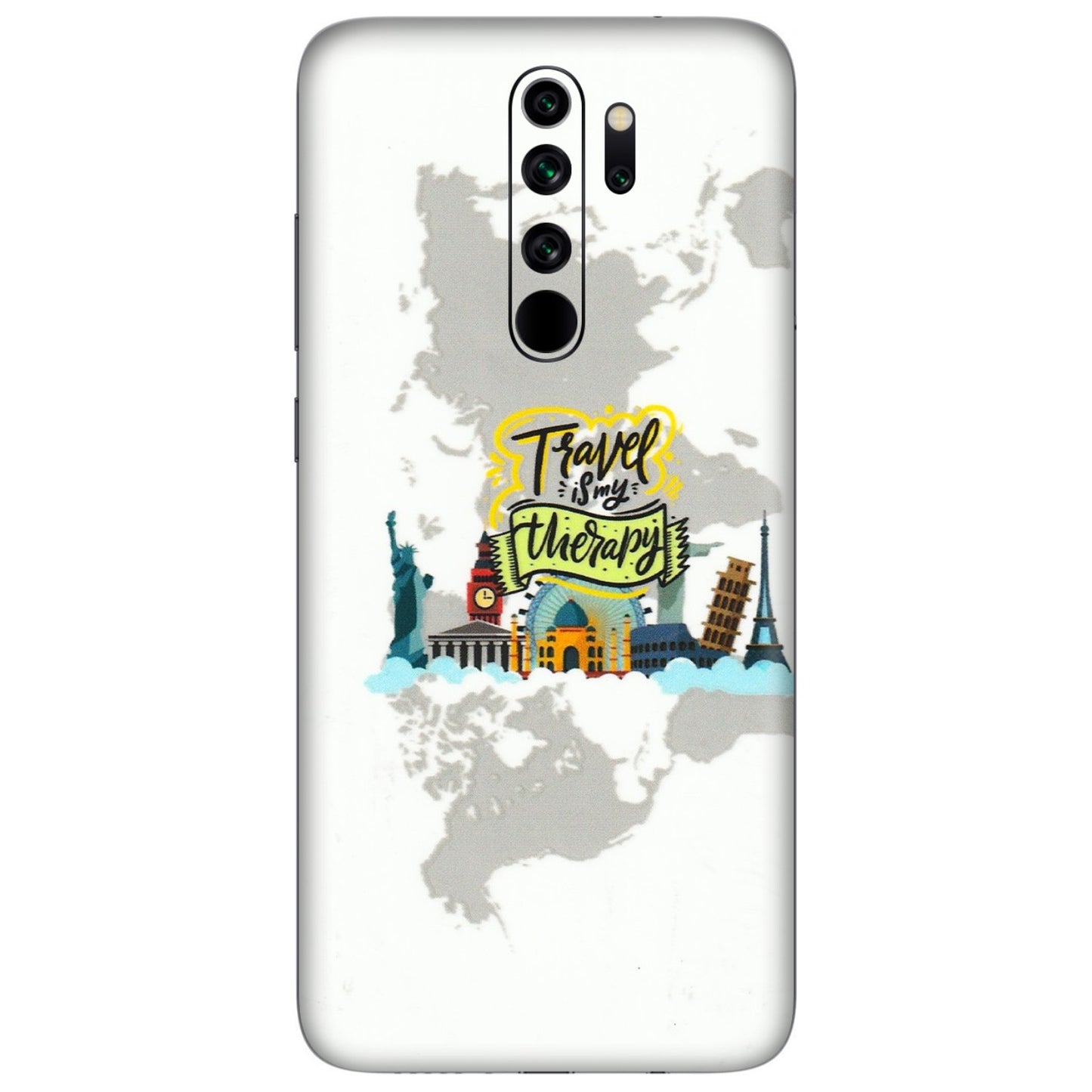 Xiaomi Redmi Phone Skins (All Models) - Travel Therapy - 3D Embossed Finish (L-199) Redmi Note 8 Pro