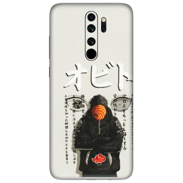 Xiaomi Redmi Phone Skins (All Models) - Obito Anime Eye - 3D Embossed Finish (L-19) Redmi Note 8 Pro