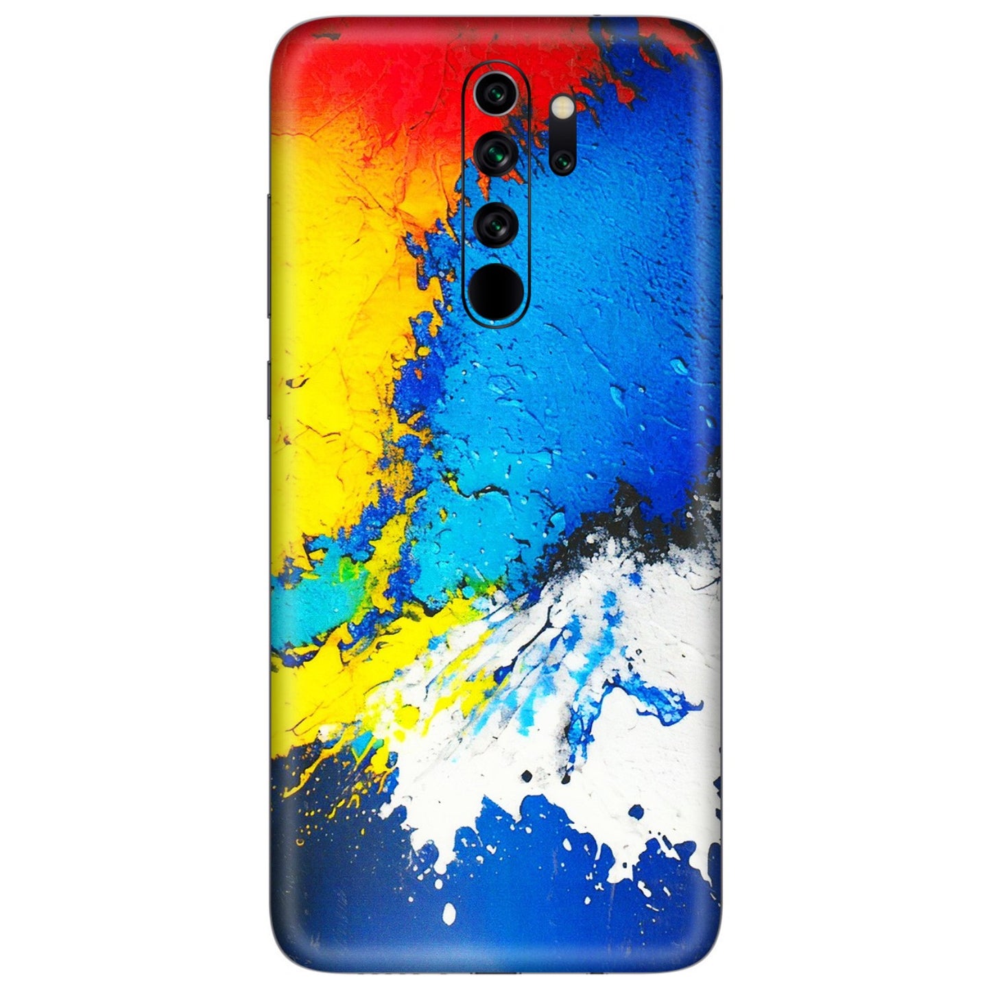 Xiaomi Redmi Phone Skins (All Models) - Acrylic Paint Spill - 3D Embossed Finish (L-229) Redmi Note 8 Pro