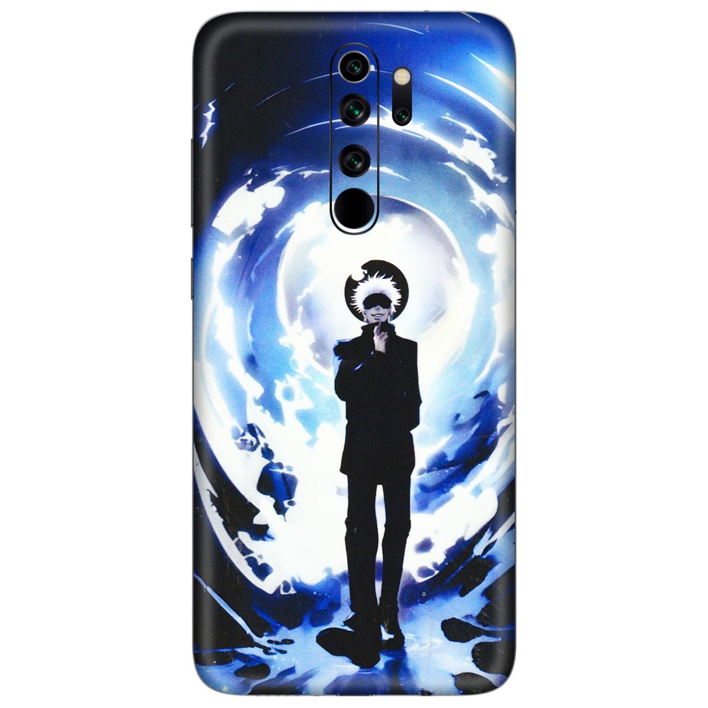 Xiaomi Redmi Phone Skins (All Models) - Satoru Gojo Dark Blue - 3D Embossed Finish (L-235) Redmi Note 8 Pro