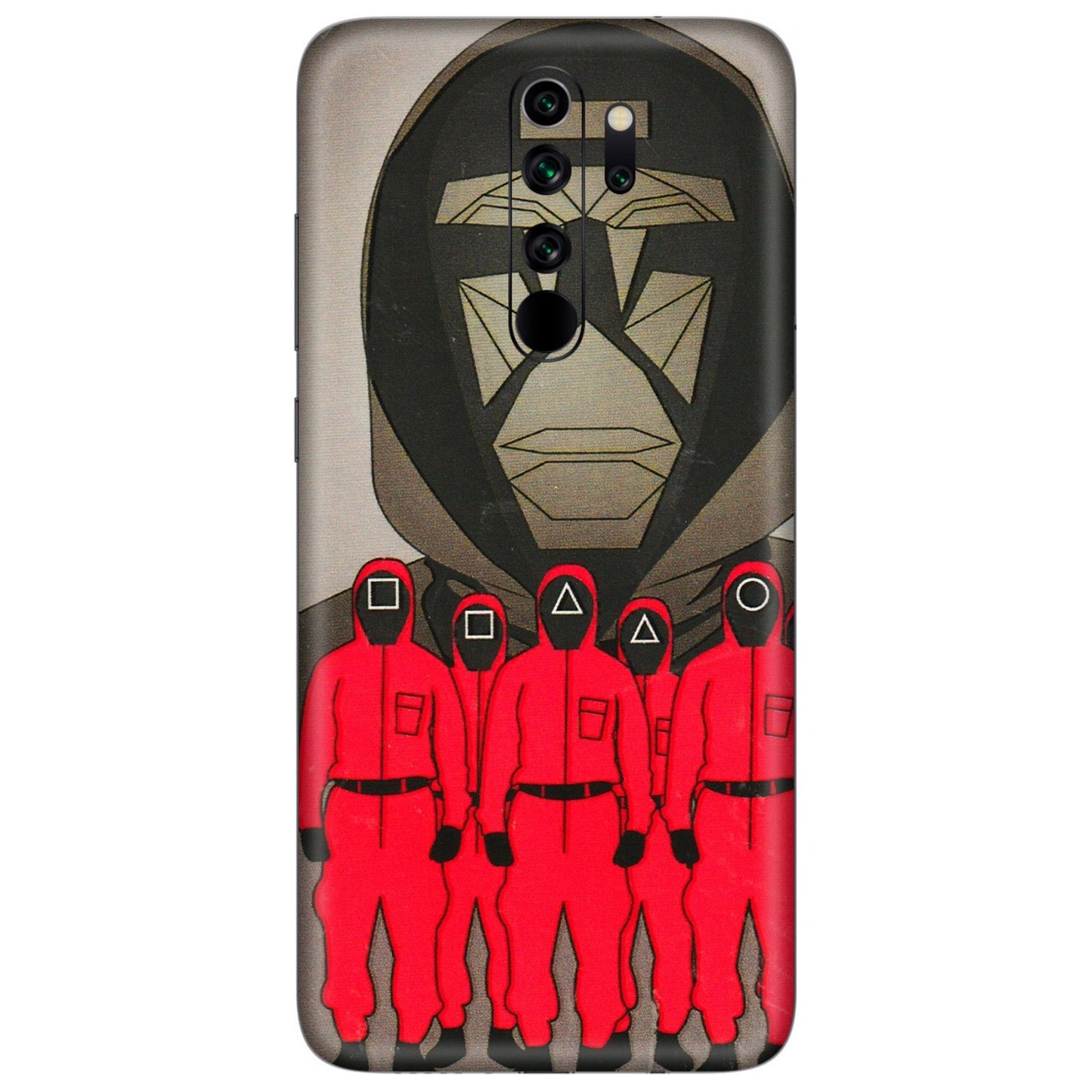 Xiaomi Redmi Phone Skins (All Models) - Squid Game Hero - 3D Embossed Finish (L-245) Redmi Note 8 Pro