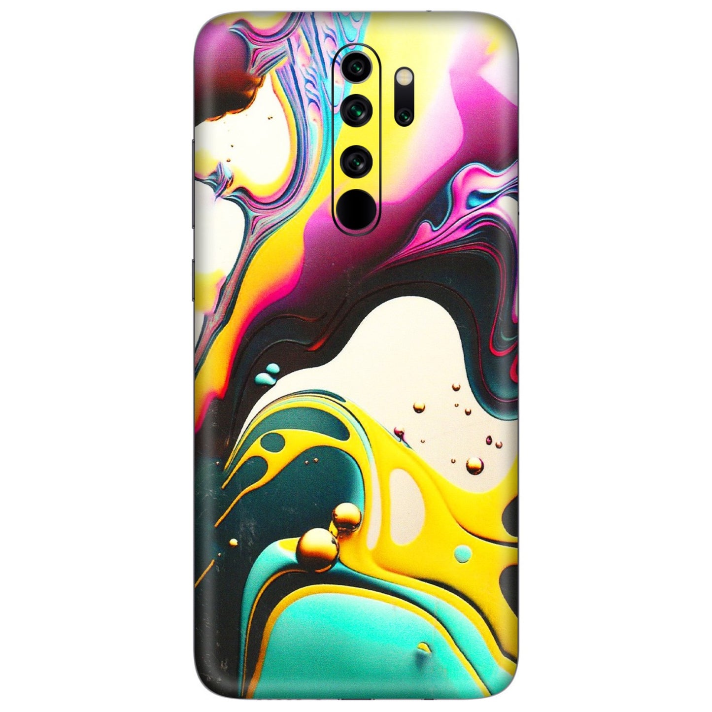 Xiaomi Redmi Phone Skins (All Models) - Multicolor Abstract pattern - 3D Embossed Finish (L-254) Redmi Note 8 Pro