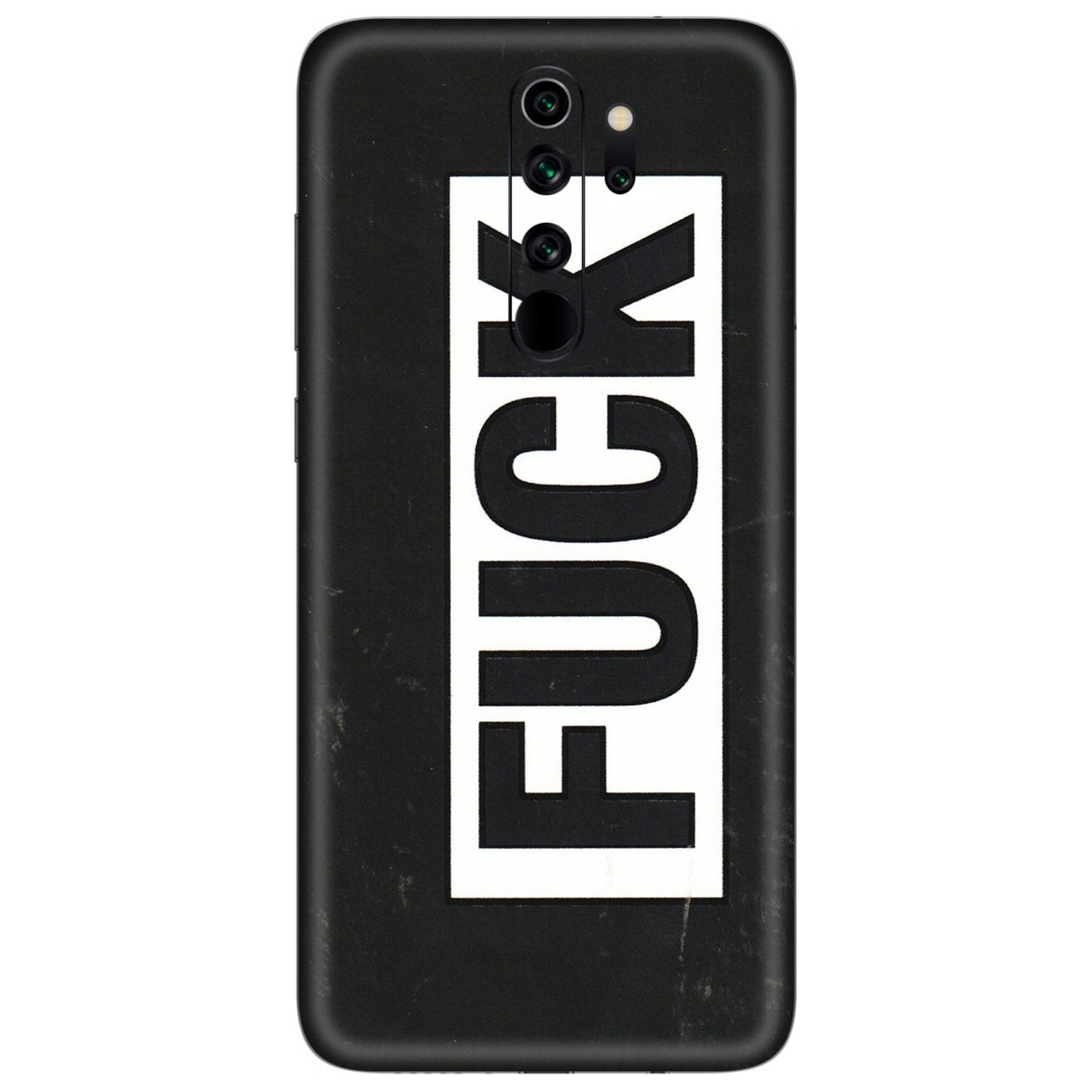Xiaomi Redmi Phone Skins (All Models) - The F Word - 3D Embossed Finish (L-255) Redmi Note 8 Pro