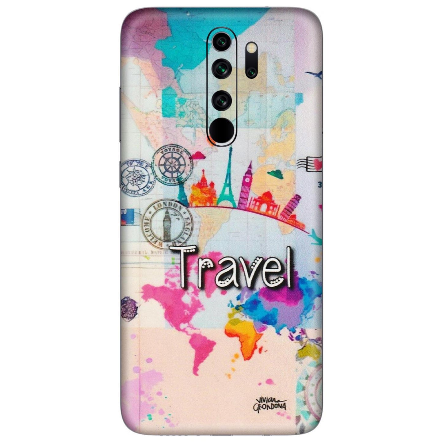 Xiaomi Redmi Phone Skins (All Models) - Travel The Wonders - Matte Finish (M-108) Redmi Note 8 Pro