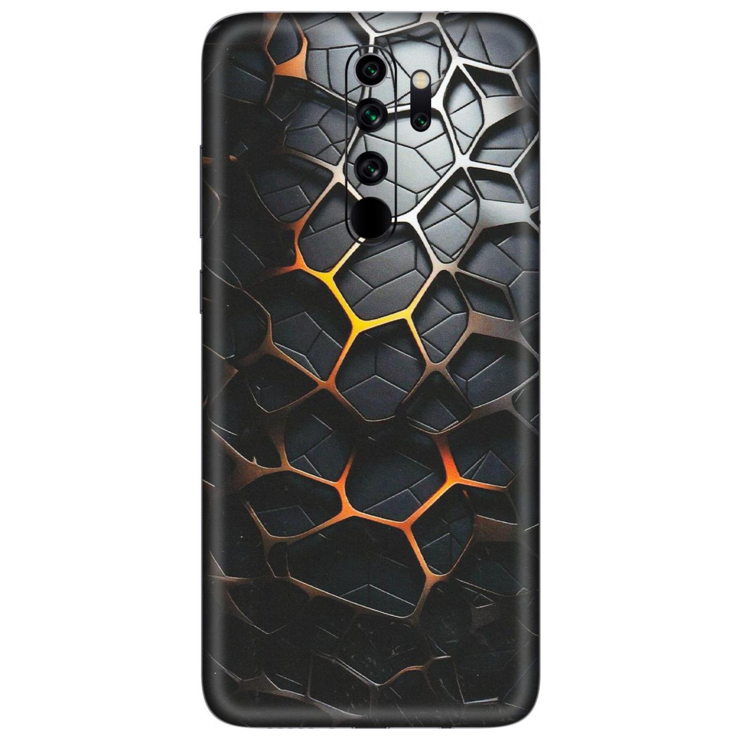Xiaomi Redmi Phone Skins (All Models) - New Abstract Graphite Tiles - Matte Finish (M-130) Redmi Note 8 Pro