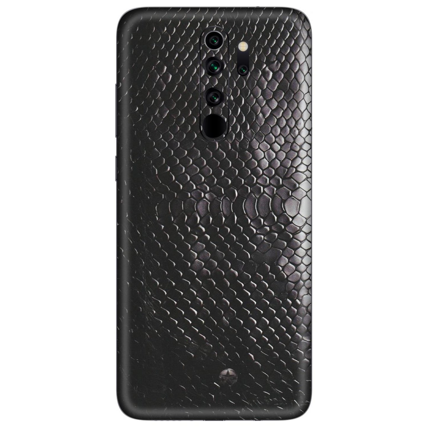 Xiaomi Redmi Phone Skins (All Models) - Black Snack Leather - Matte Finish (M-147) Redmi Note 8 Pro