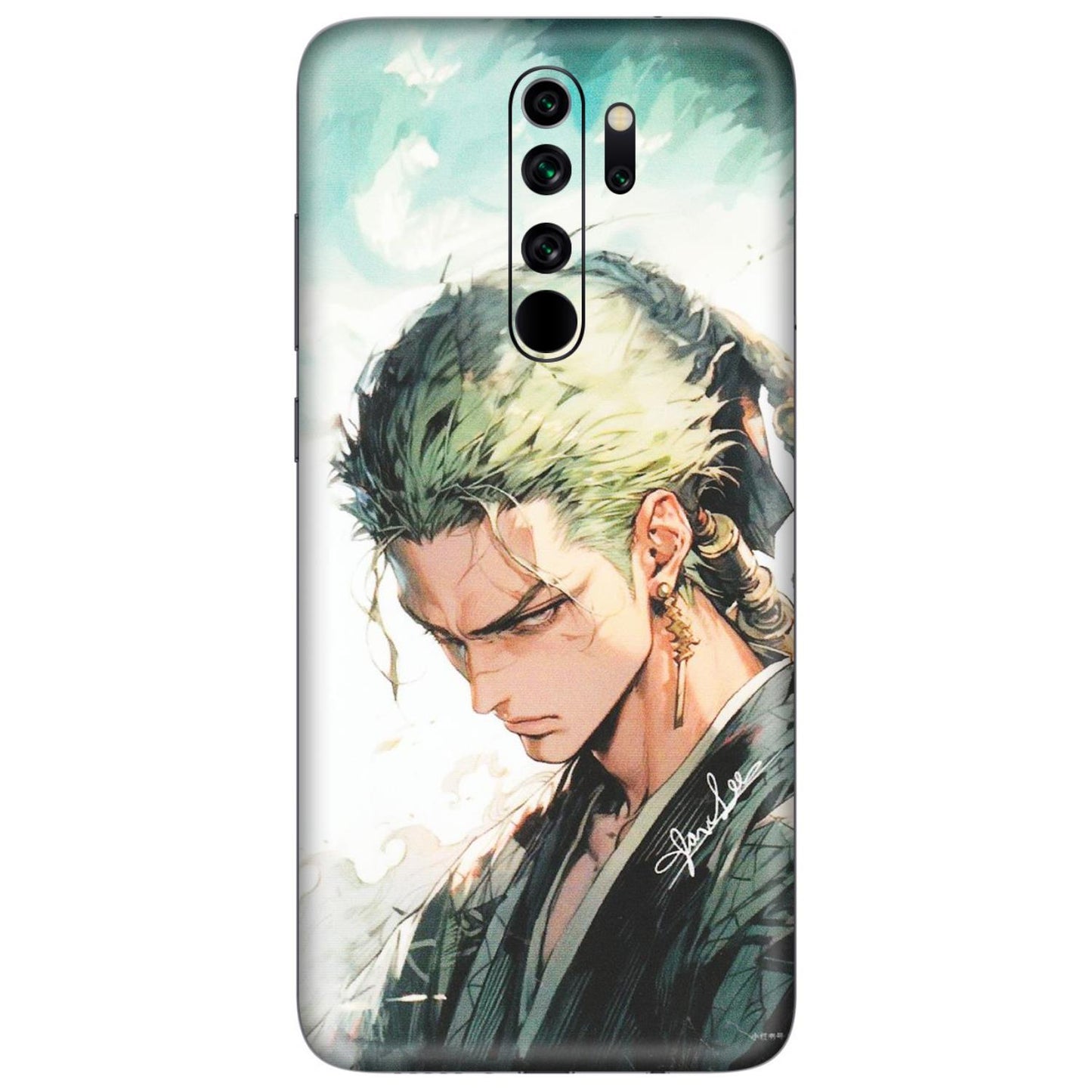 Xiaomi Redmi Phone Skins (All Models) - Pirate Hunter One Piece Anime - Matte Finish (M-157) Redmi Note 8 Pro
