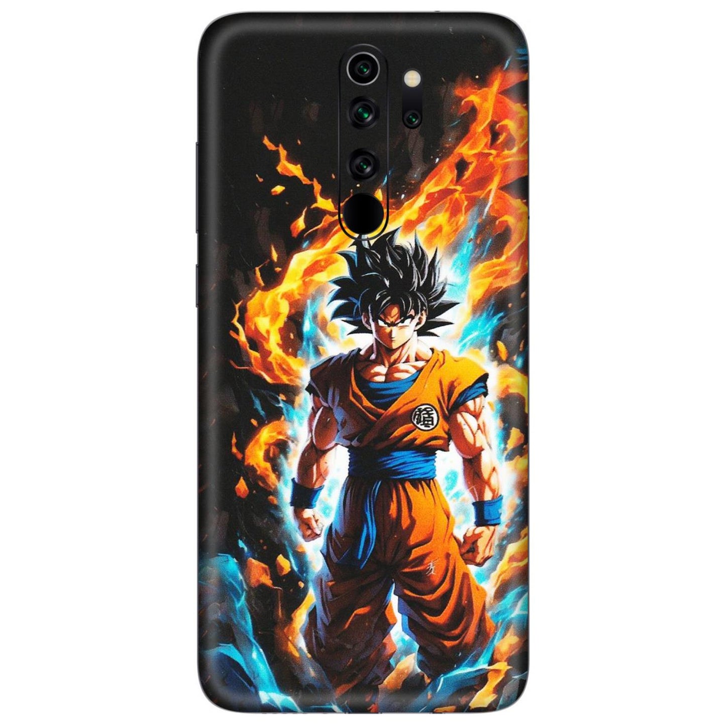 Xiaomi Redmi Phone Skins (All Models) - Goku Transformation Anime - Matte Finish (M-159) Redmi Note 8 Pro