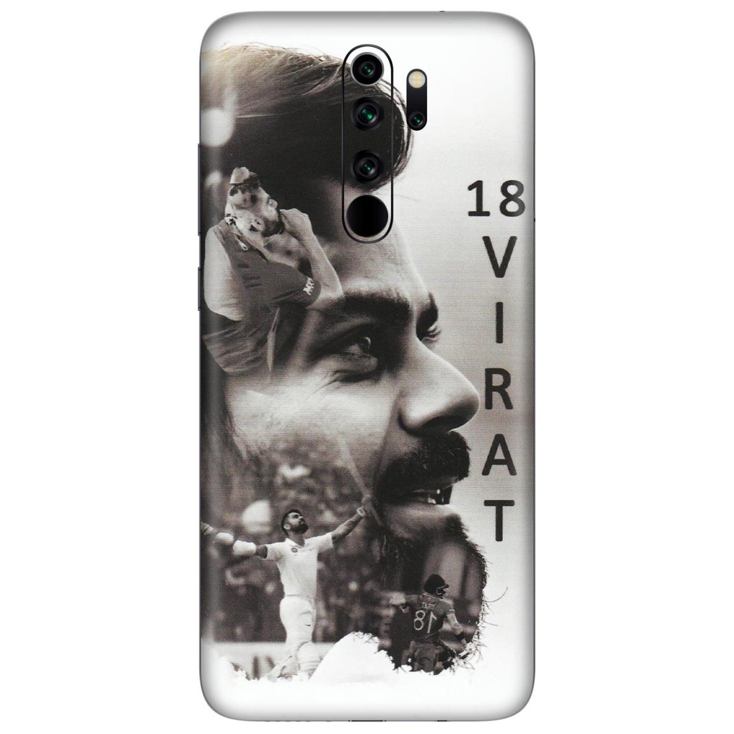 Xiaomi Redmi Phone Skins (All Models) - Virat Kohli Cricketer - Matte Finish (M-163) Redmi Note 8 Pro