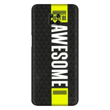 Xiaomi Redmi Phone Skins (All Models) - Just Be Awesome - 3D Embossed Finish (L-101) Redmi Note 9 Pro Max